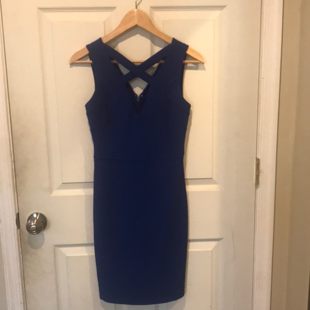 Royal blue dress